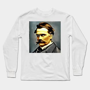 Friedrich Nietzsche Portrait Long Sleeve T-Shirt
